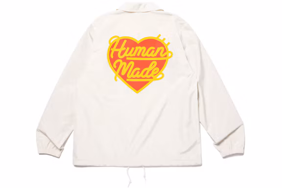 Human Made Coach Jacket in White - Image 2