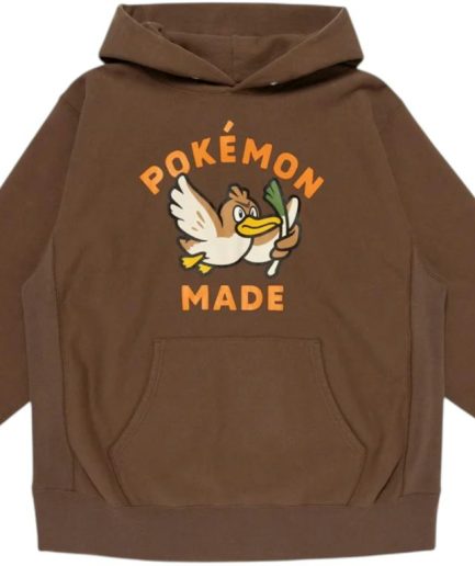 Human Made x Pokemon Heavy Weight Hoodie in Brown