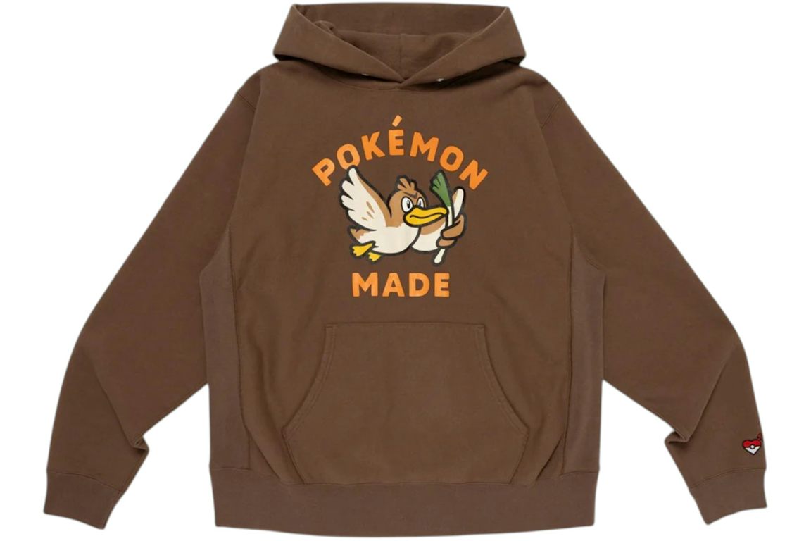 Human Made x Pokemon Heavy Weight Hoodie in Brown