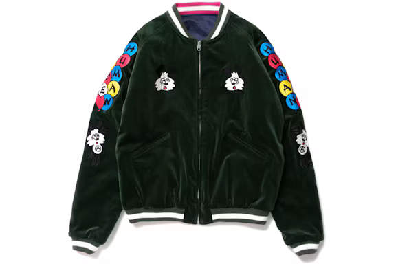 Human Made x Verdy Vick Yokosuka Reversible Jacket Green
